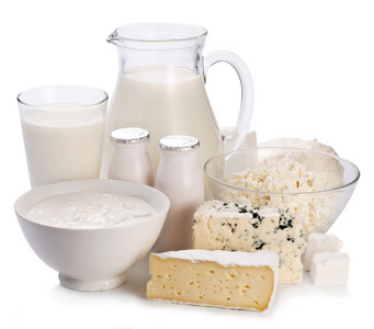 牛奶产品的照片